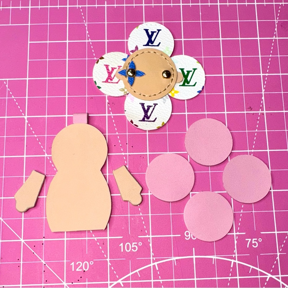 💗 Murakami Vivienne Doll Bag charm Keychain handmade - Picture 13 of 17